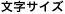 文字サイズ